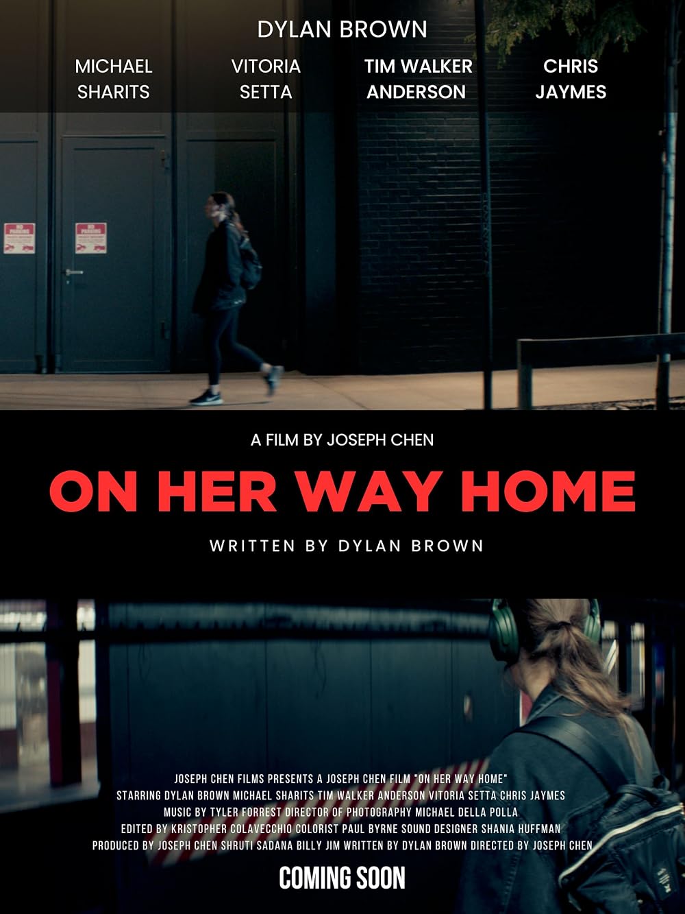 On Her Way Home poster